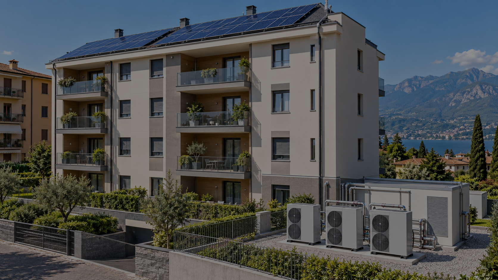 Condominio riqualificato con fotovoltaico e pompe di calore in Friuli Venezia Giulia