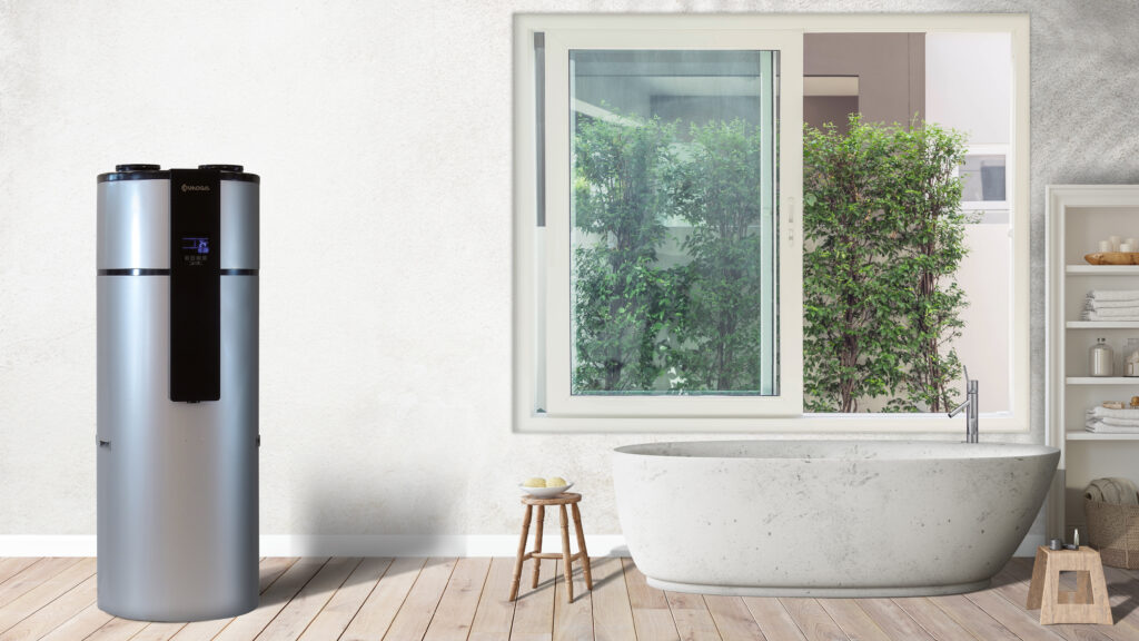 Scaldi l’acqua del tuo bagno con un bollitore elettrico? A Pordenone puoi risparmiare fino all’80% con una pompa di calore!