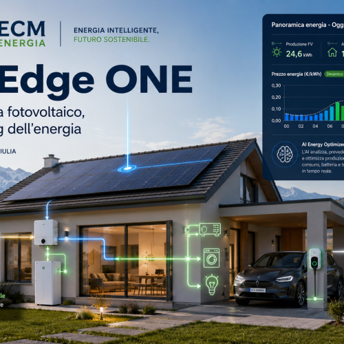 Scopri SolarEdge ONE: l’AI che ottimizza fotovoltaico, batteria, tariffe dinamiche e vendita dell’energia. Consulenza ECM Energia a Pordenone.